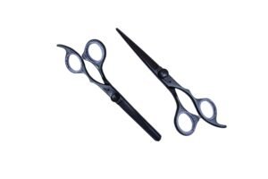 Barber and  thinning scissors black colour J1 410c
