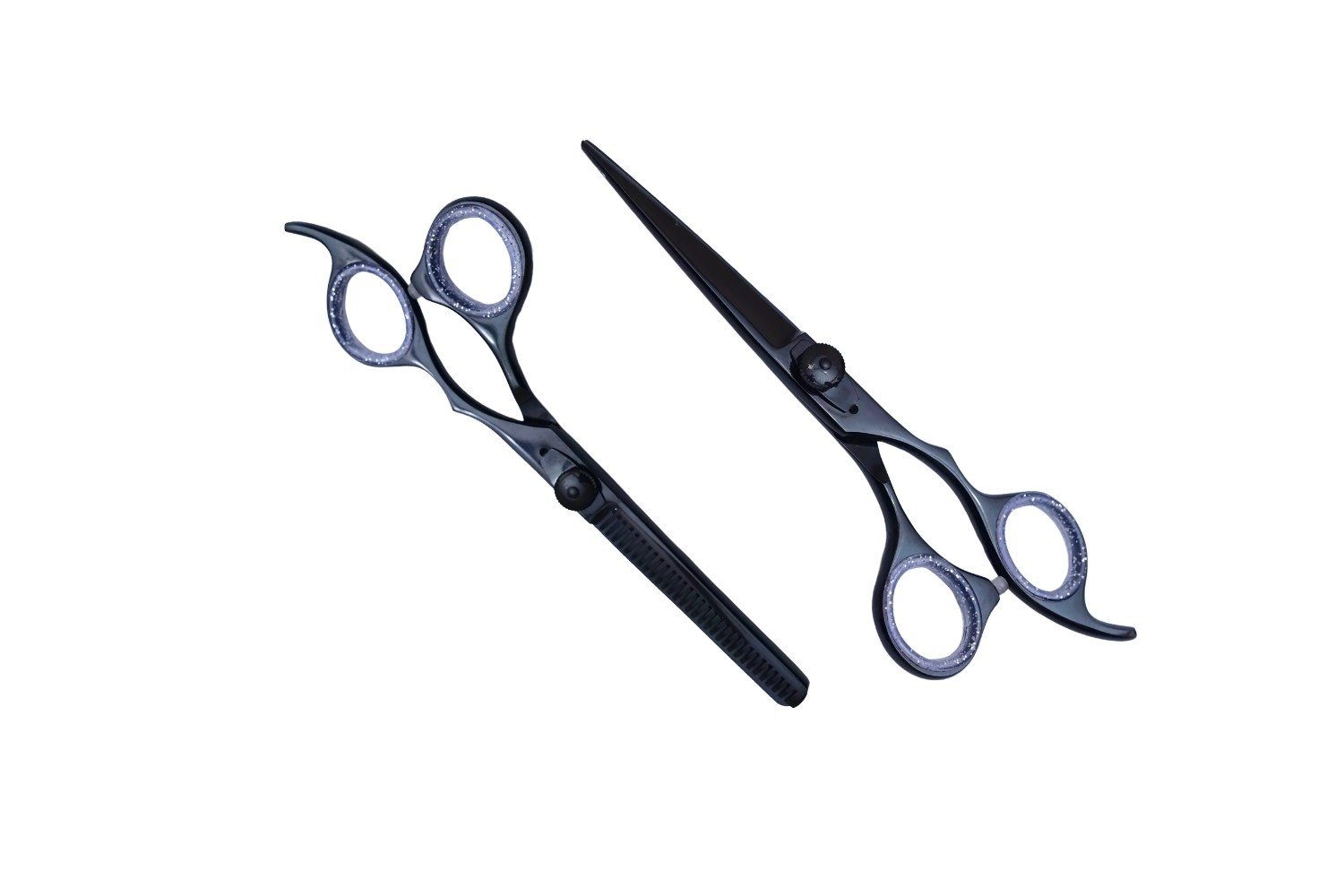 Barber and  thinning scissors black colour J1 410c