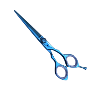 The blue colour, barber scissors J1 410c